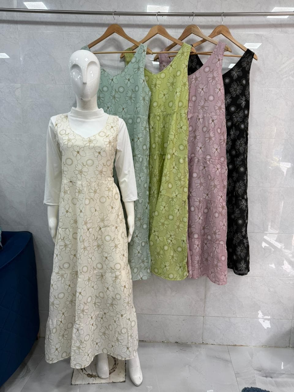 Lace Overlay Midi Dress